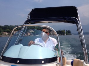 Ben on Lake Como
