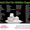 Breaking the sugar habit A list of hidden sugars in food