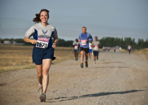people running in a race