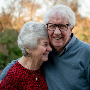 happy elderly couple